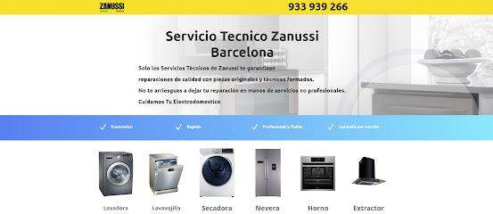 Servicio Tecnico Zanussi Barcelona